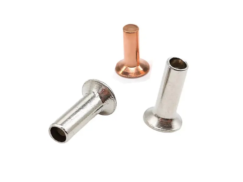 Verzonken kop halve buisvormige klinknagels