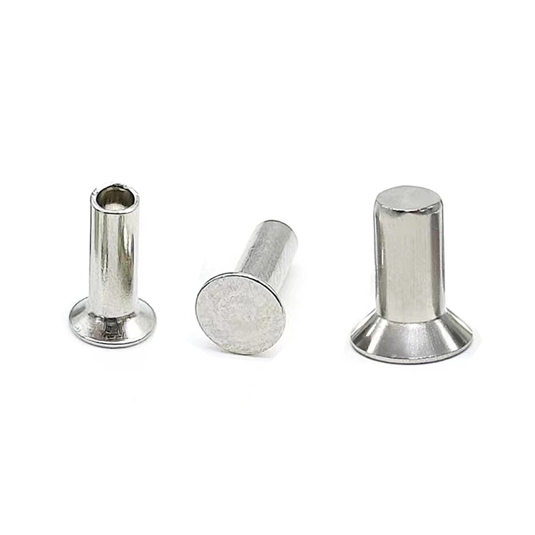 Semi-holle klinknagels met verzonken kop