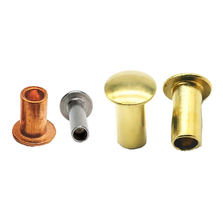 Halfholle klinknagels met pankop