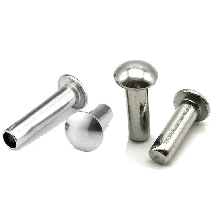 Klinknagels met ronde kop